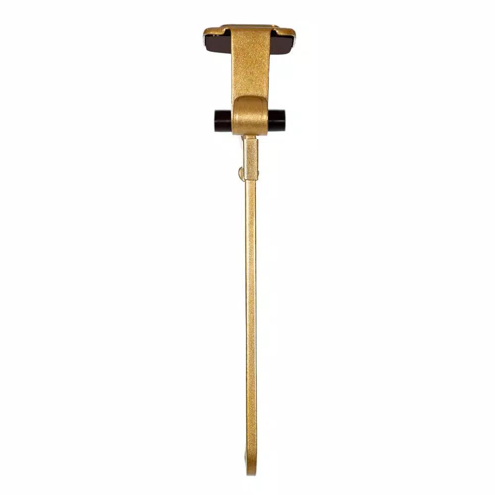 Village Lighting Company Gold Mantle Garland and Stocking Holder - Adjustable Cantilever Design