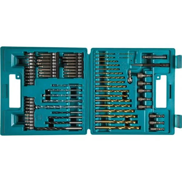 Makita 75-Piece Metric Drill and Screw Bit Set with Carrying Case