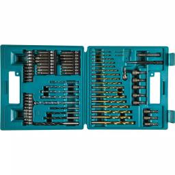 Makita 75-Piece Metric Drill and Screw Bit Set with Carrying Case thumbnail 1