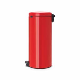 Brabantia Icon 8 Gallon Steel Step-On Trash Can - Passion Red thumbnail 3