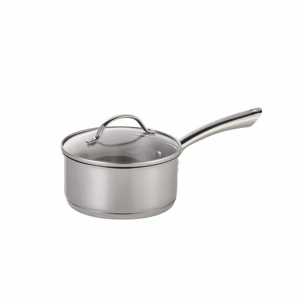 Tramontina 7 Pc Stainless Steel Cookware Set with Tri-Ply Base