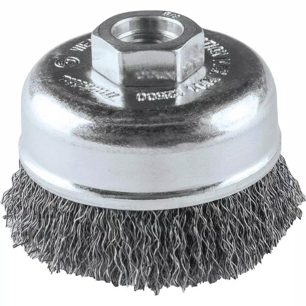 Makita 3 in. Crimped Wire Cup Brush for Angle Grinders