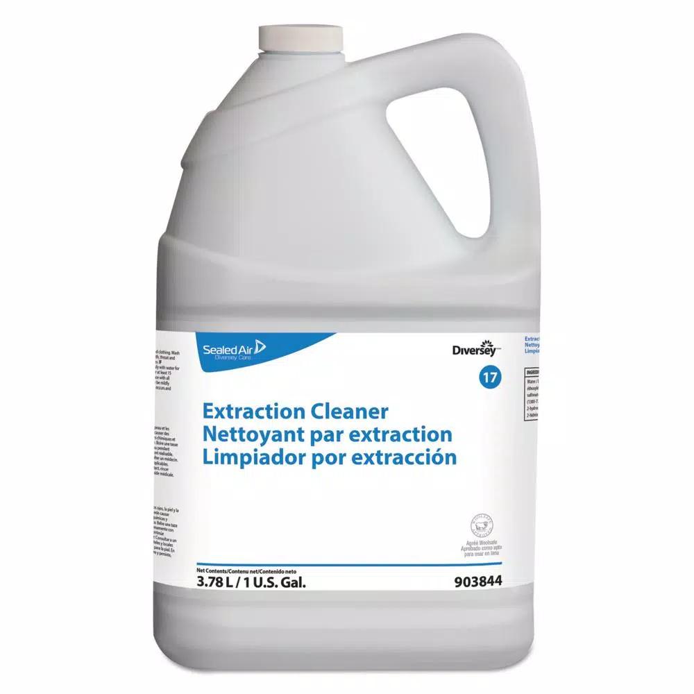Diversey Fruity Floral Carpet Extraction Cleaner Liquid, 1 Gallon (4 Pack)