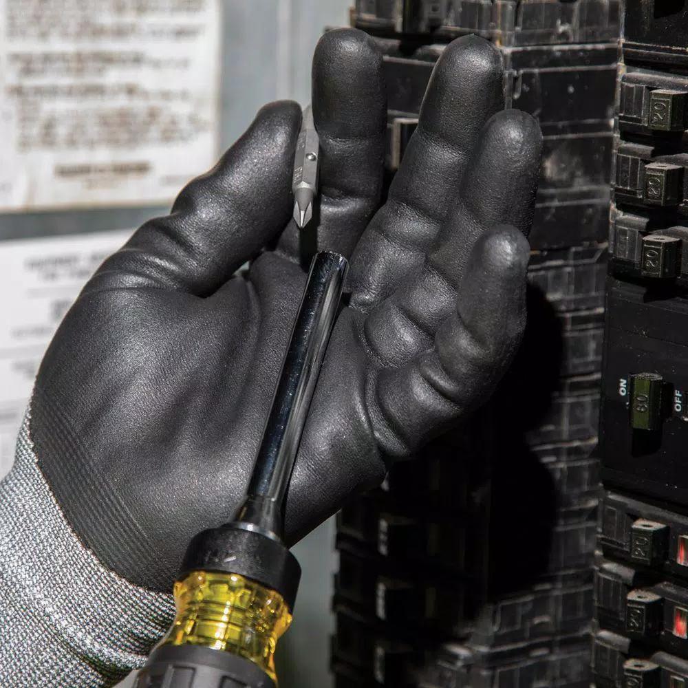 Klein Tools 15-in-1 Multi-Bit Ratcheting Screwdriver with Cushion-Grip Handle