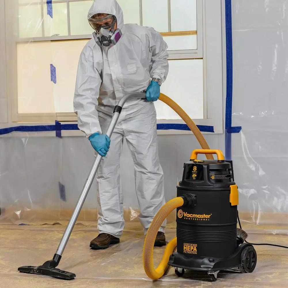 Vacmaster 8 gal. HEPA Industrial Wet/Dry Vac with 2-Stage Motor & 106 in. Water Lift