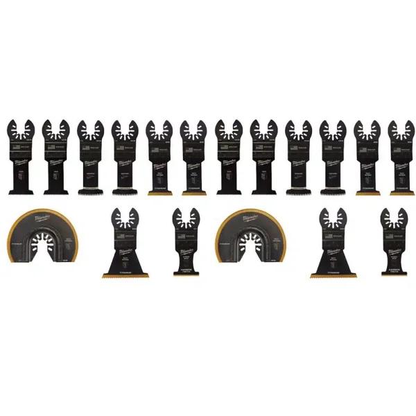 Milwaukee OPEN-LOK 18-Piece Oscillating Multi-Tool Blade Variety Pack, Universal Fit