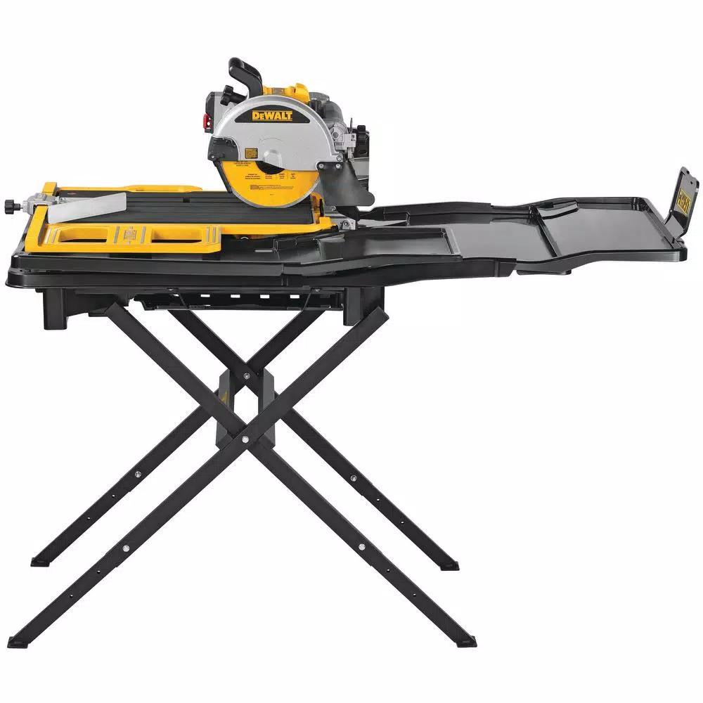 DEWALT 10 in. High Capacity Wet Tile Saw with Stand, 15 Amp Corded Specialty Saw