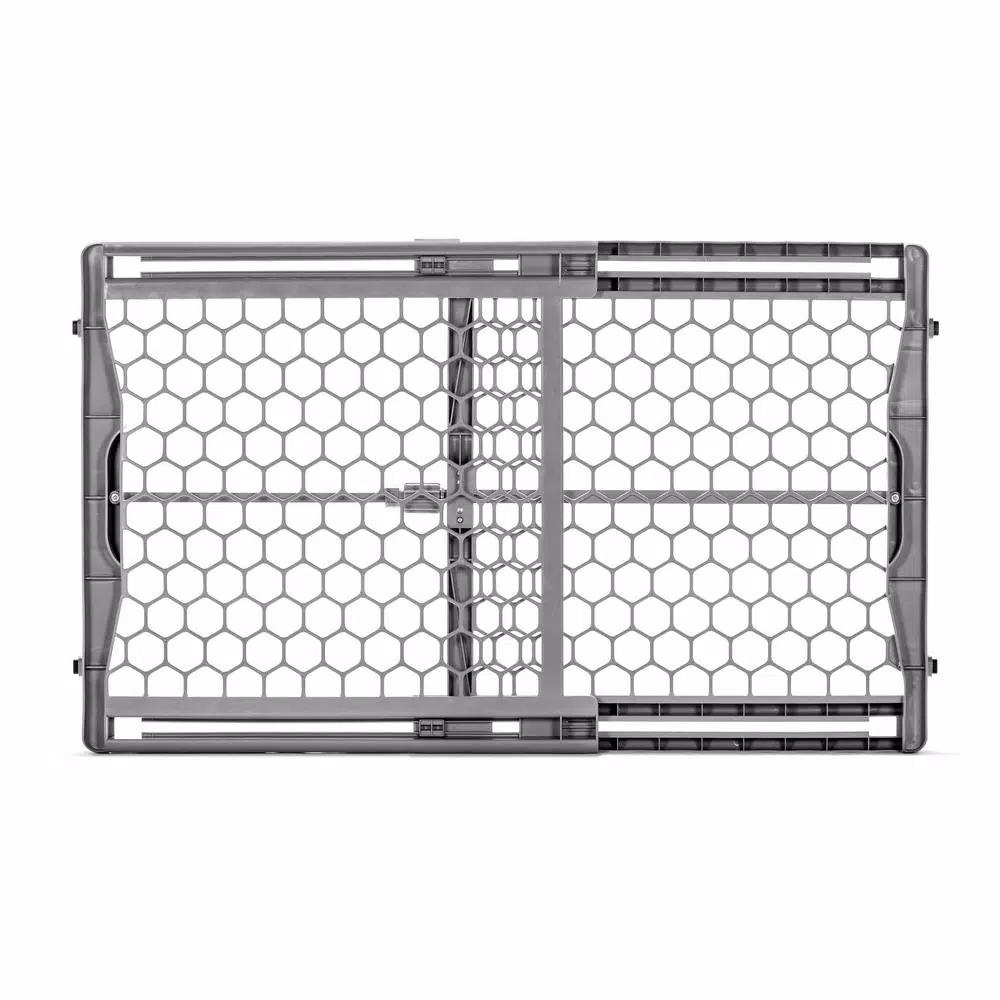 Regalo Expandable Plastic Pressure Mount Baby Gate, 23 in. Tall, Fits 28-42 in. Openings
