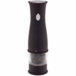 Ozeri Artesio Soft Touch Electric Pepper Mill and Salt Grinder, Black thumbnail 1