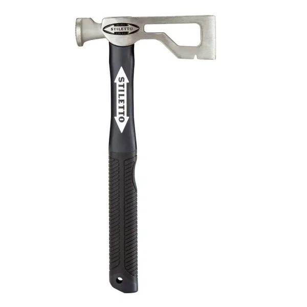 Stiletto Tools DryAxe9F 9 oz. Titanium Drywall Axe Hammer with 13 in. Fiberglass Handle