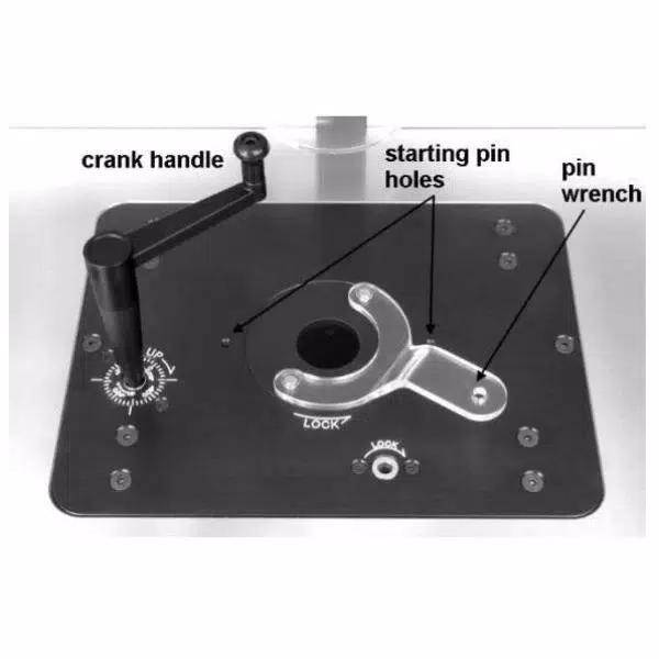 Jet JRL-912 Chain Driven Router Lift with Brake, 4-Post Design