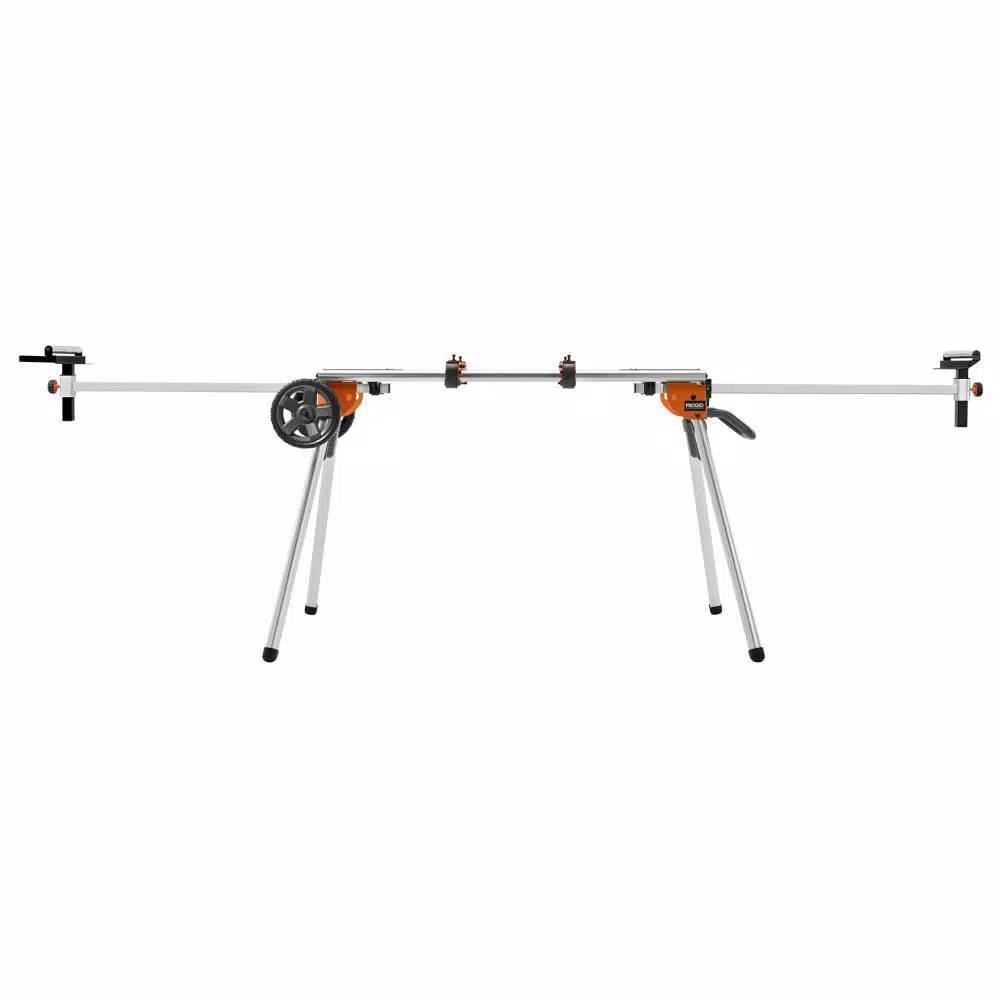 RIDGID Professional Compact Miter Saw Stand with Quick Release Brackets