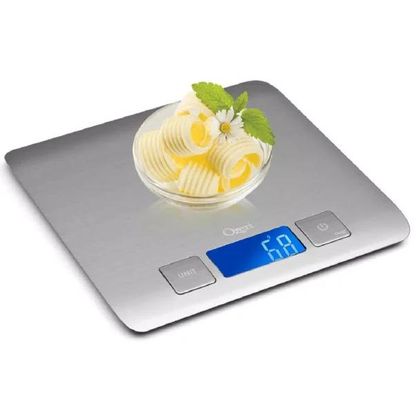 Ozeri Zenith Digital Kitchen Scale, SUS304 Stainless Steel with Fingerprint Resistant Coating