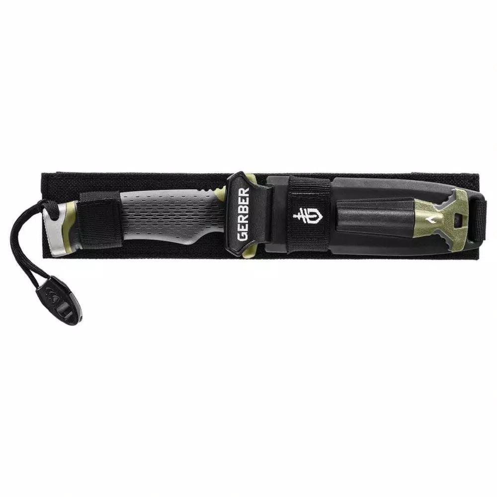 Gerber Ultimate Survival Fixed Blade Knife with Fire Starter and Sheath