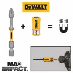 DEWALT Max Impact 2.5 in. #2 Square Bits, 15-Piece Set with Storage Case and 6 in. Bit Holder thumbnail 5