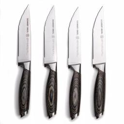 SCHMIDT BROS. Schmidt Brothers 4-Piece Bonded Ash Jumbo Steak Knife Set with Wood Gift Box thumbnail 1