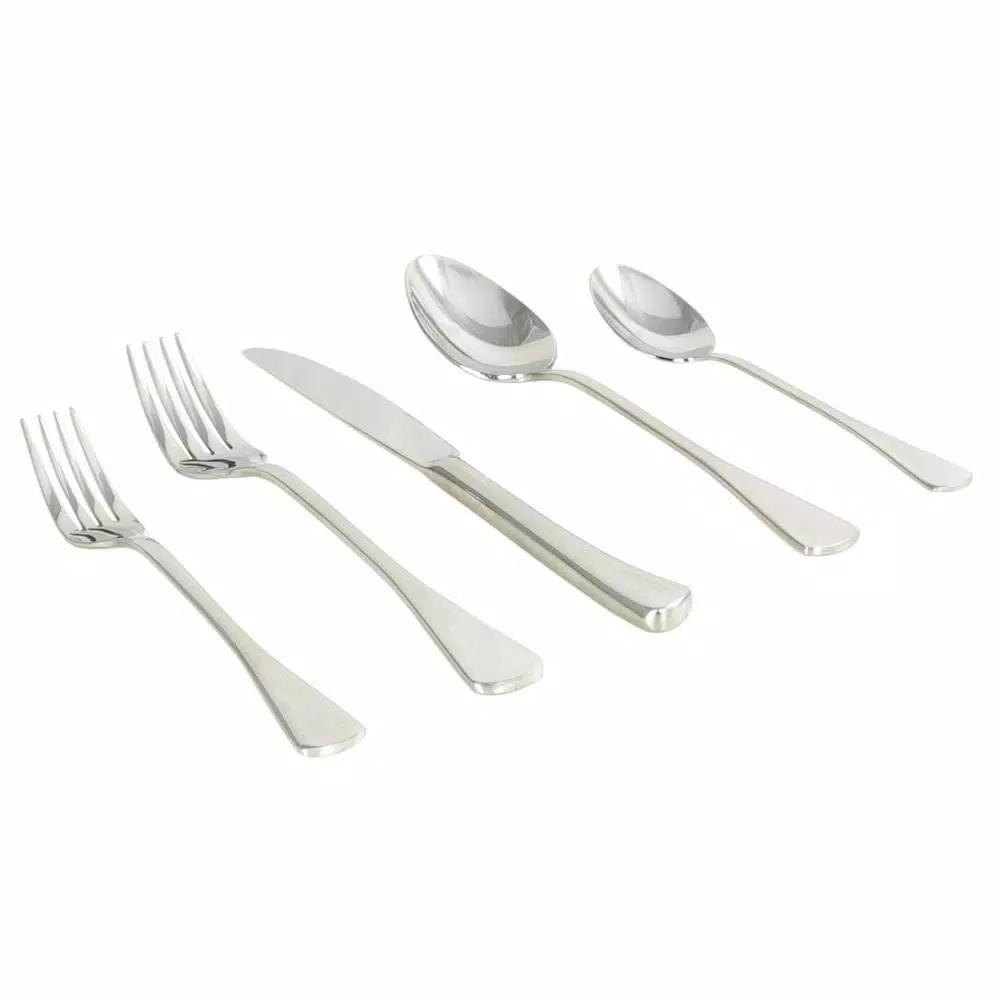 Gibson Elite Monteverdi 20-Piece Stainless Steel Flatware Set, Service for 4