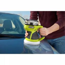 RYOBI 18V ONE+ 6 in. Cordless Buffer Tool Only with 2-Piece Microfiber and Synthetic Fleece Bonnet Set thumbnail 8