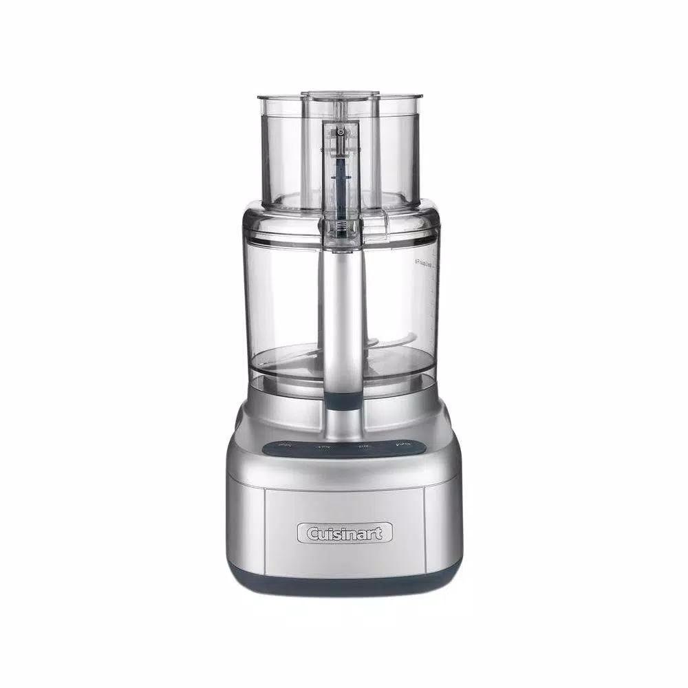Cuisinart Elemental 11-Cup Food Processor with Stainless Steel Blades and See-Through Lid, Silver