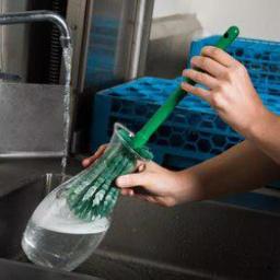 Carlisle Sparta 12 in. Green Polyester Bottle Brush (6-Pack) thumbnail 2