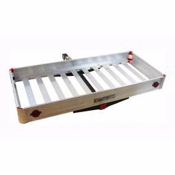 MaxxHaul 50 in. x 22 in. Aluminum Folding Hitch Cargo Carrier, 500 lb. Capacity, 2 in. Receiver thumbnail 3