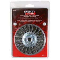 Lincoln Electric 4 in. Knotted Wire Wheel Brush, Stainless Steel thumbnail 2