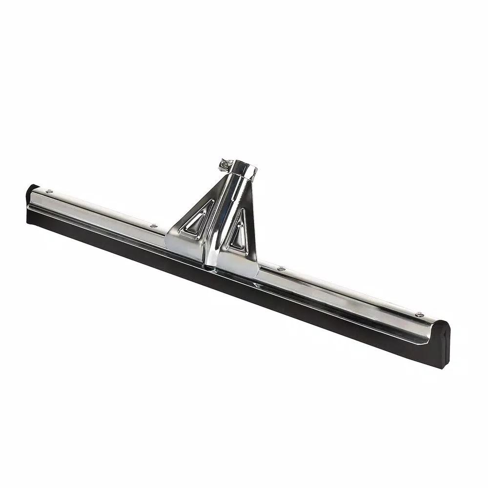 Alpine Industries 22 in. Professional Dual Moss Rubber Floor Squeegee, Black