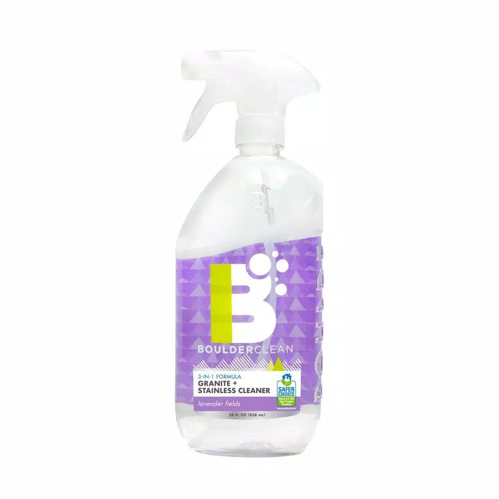 BOULDER CLEAN Clean PURE 28 oz. Granite and Stainless Steel Cleaner - Lavender Fields