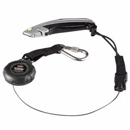 Ergodyne Squids 3001 Standard Black Retractable Tool Lanyard with Single Carabiner and Loop End (2 lb Capacity) thumbnail 7