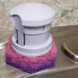 Unbranded Clorox Scrub Mate Kitchen Scrubber and Adapter Combo Pack with 9 Refill Pads thumbnail 5