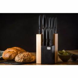Chicago Cutlery ProHold 14-Piece Coated Knife Set with Wood Block and Sharpening Steel thumbnail 4