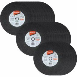 Makita 14 in. x 7/64 in. x 1 in. Abrasive Cut-Off Wheels, Aluminum Oxide (25-Pack) thumbnail 1