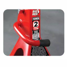 Big Red 2-Ton Double-Lock Steel Jack Stands, 4000 lb. Capacity (2-Pack) thumbnail 3
