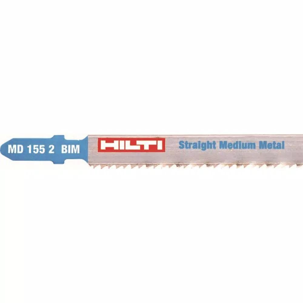 Hilti MD 155 2 Bi-Metal T-Shank Premium Jig Saw Blades, 13 TPI, 6 in. (5-Pack)