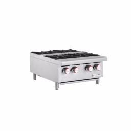 Magic Chef 24 in. Commercial 4-Burner Gas Countertop Hot Plate Range thumbnail 2