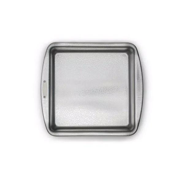 Doughmakers 9 in. Square Aluminum Cake Pan - Professional Grade Heavy Gauge Bakeware