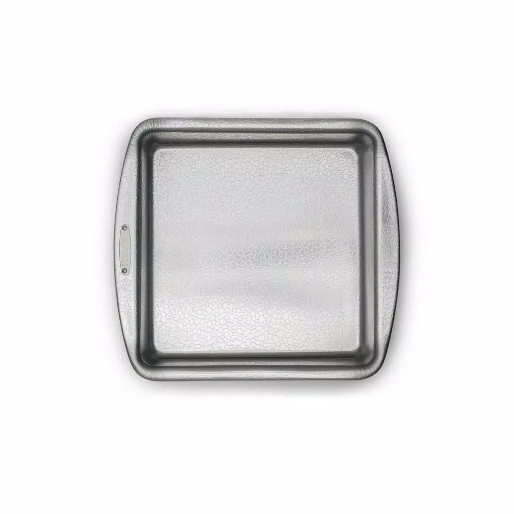 Doughmakers 9 in. Square Aluminum Cake Pan - Professional Grade Heavy Gauge Bakeware