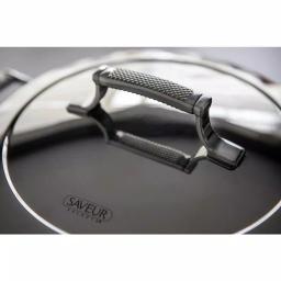 Saveur Selects 5 qt. Tri-Ply Stainless Steel Saute Pan with Lid thumbnail 3