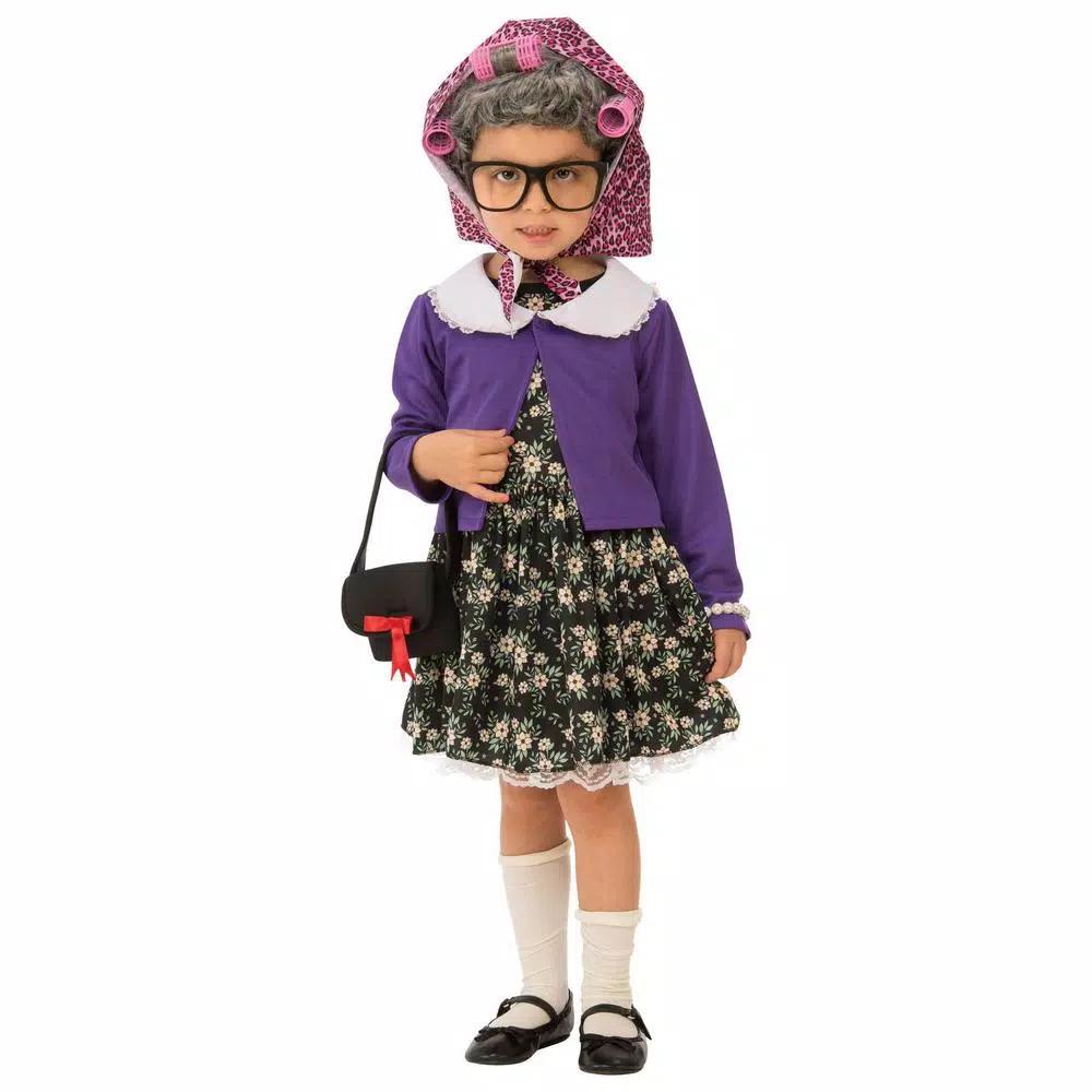 Unbranded Girls Little Old Lady Funny Halloween Costume - Medium