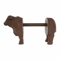 3R Studios Brown Cow Shaped Freestanding Paper Towel Holder - Farmhouse Style Resin thumbnail 1