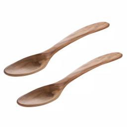 Hutzler Olive Wood Serving and Salad Spoons, Set of 2 thumbnail 1
