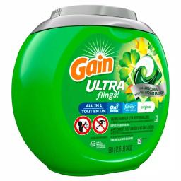 Gain Ultra Flings Laundry Detergent Pods with Febreze Oxi Boost, Original Scent (21-Count, 4-Pack) thumbnail 2