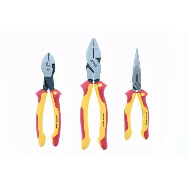 Wiha 3-Piece Insulated Pliers and Cutters Set, 1000V VDE Certified