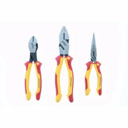 Wiha 3-Piece Insulated Pliers and Cutters Set, 1000V VDE Certified thumbnail 1