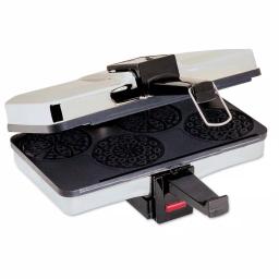 CucinaPro Piccolo 4-Slice Stainless Steel Pizzelle Waffle Maker thumbnail 4