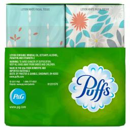 Puffs Plus Lotion 2-Ply Facial Tissue, 10-Count Box (4-Pack, 24 Case) thumbnail 5
