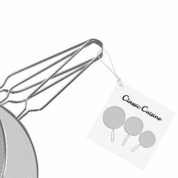 Classic Cuisine Stainless Steel Mesh Splatter Screen Guards, 3-Pack thumbnail 5