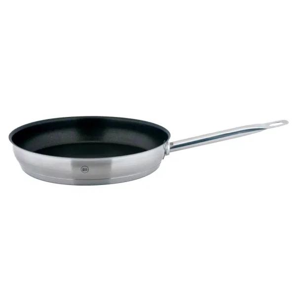 1829 Carl Schmidt Sohn PRO-X 11 in. Satin Stainless Steel Nonstick Skillet, PFOA-Free, Induction Compatible