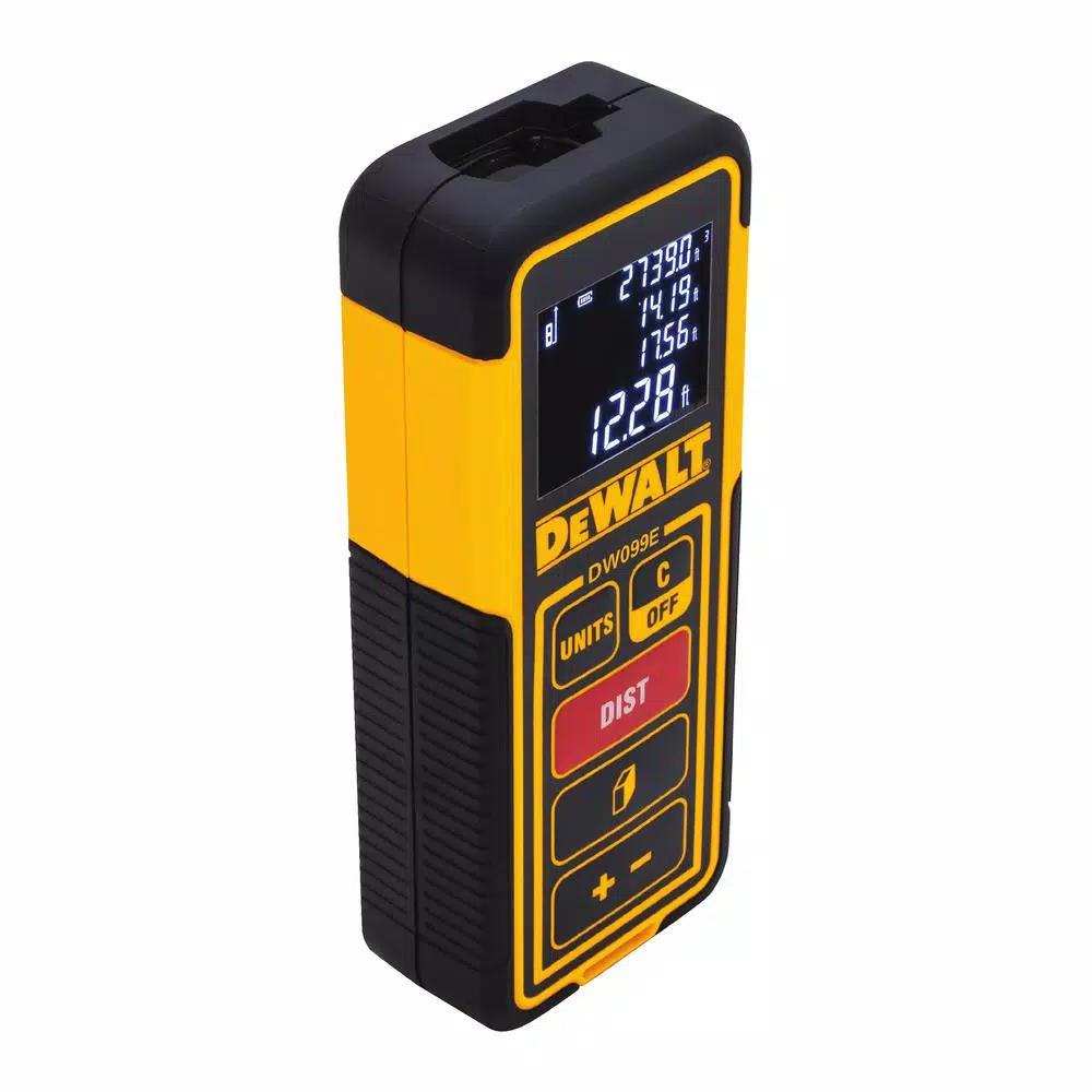 DEWALT DW099E 100 ft. Laser Distance Measurer Range Meter