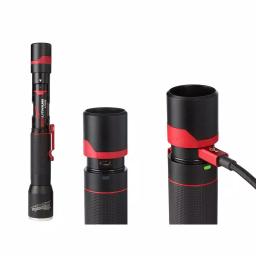 Milwaukee REDLITHIUM USB Rechargeable LED Flashlight and Pivoting Flood Light 2-Pack thumbnail 6